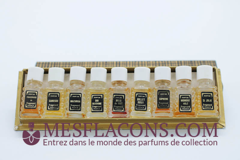 Coffret Fragonard ( 9 parfums)