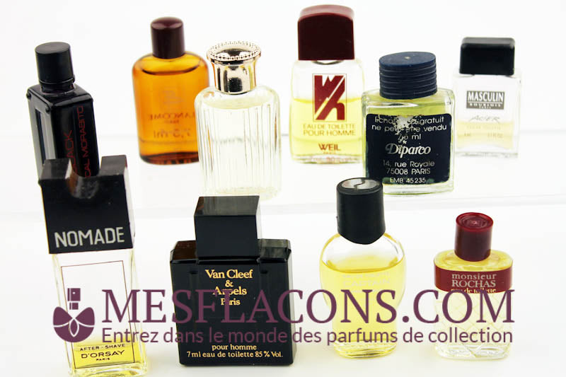 Lot de 10 miniatures masculines (marques différentes )