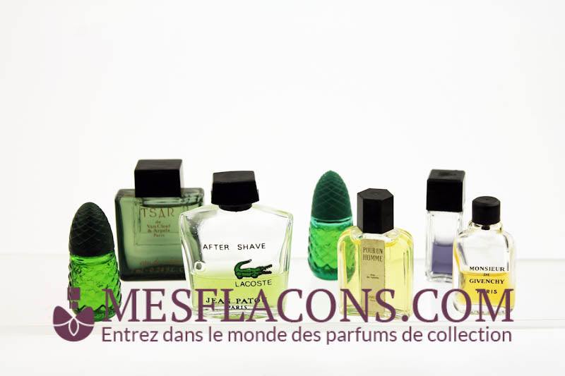 Lot de 7 miniatures masculines (marques différentes)