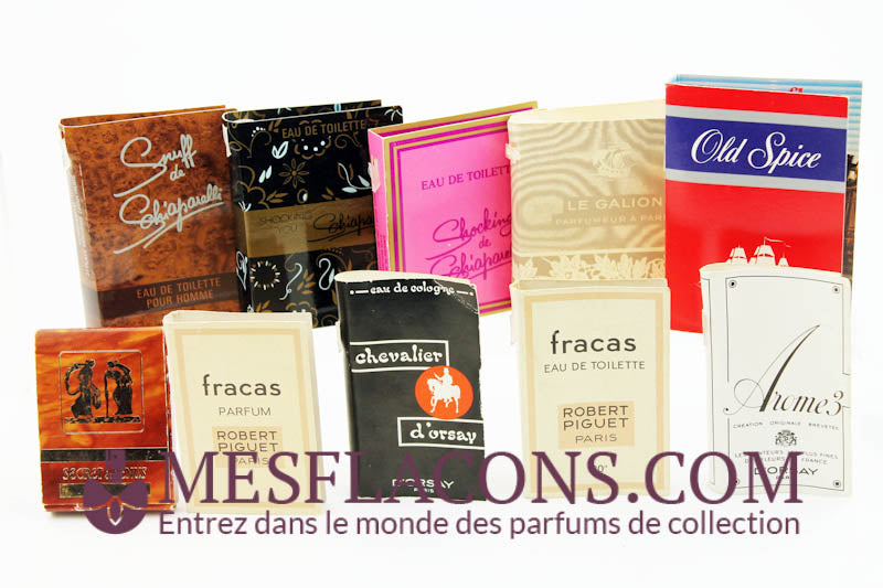 Lot de 10 tubes anciens (tigette) avec leur pochette (marques diverses)