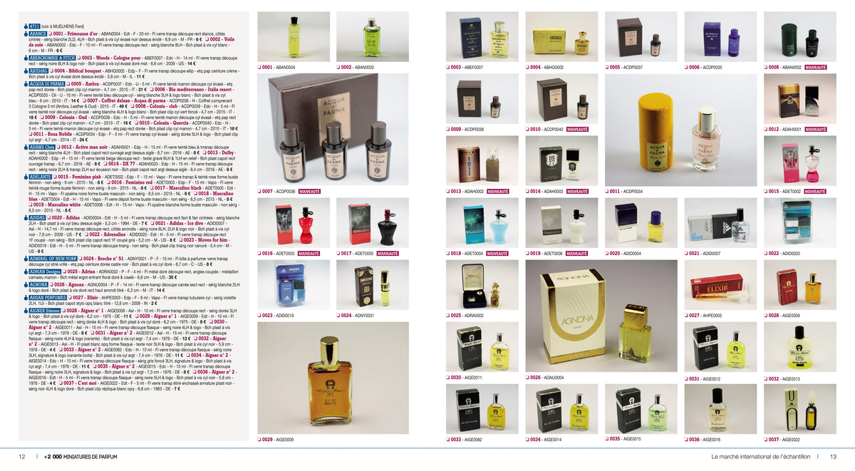 2000+ Miniatures de parfum