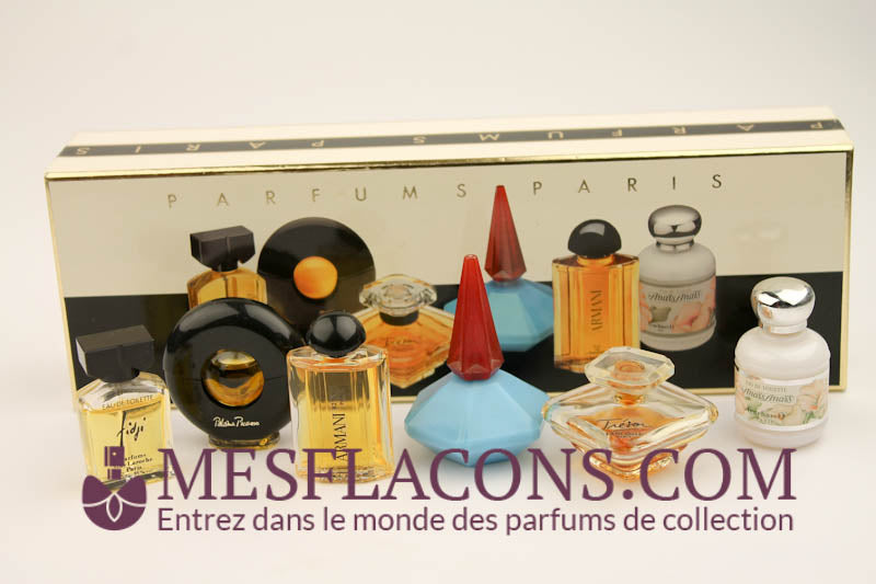 Coffret comprenant 6 eaux de toilette