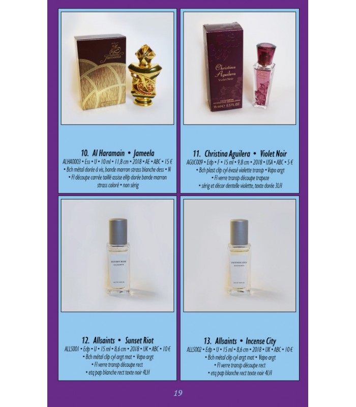 Catalogue Parfum miniatures 2019 +